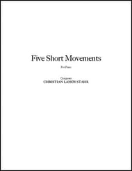 Five Short Movements for Piano piano sheet music cover Thumbnail